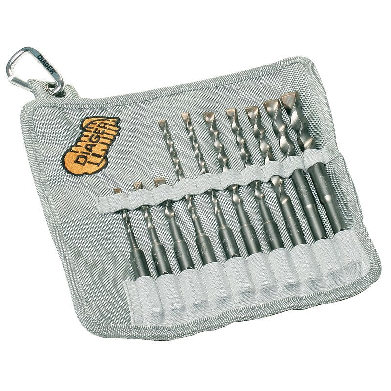 SDS + Twister Plus 116 D concrete drill bits in kit. DIAYTAR NIGERIA: Where shopping is a pleasure with affordable prices and reliable delivery service.