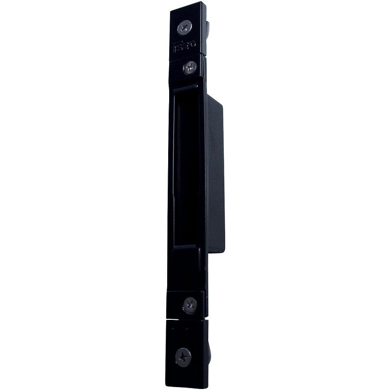 Adjustable black varnished tilting latch strike plate for mortise lock with continuous faceplate 186 x 29 x 3 mm. Experience the power of choice with DIAYTAR NIGERIA's extensive catalog delivered within the week.