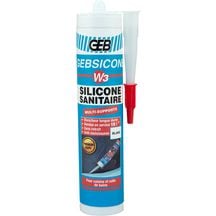GEBSICONE W3 100% silicone sealant 280ml cartridge white ref 890750. DIAYTAR NIGERIA: Redefining e-commerce with affordable prices and reliable nationwide shipping.