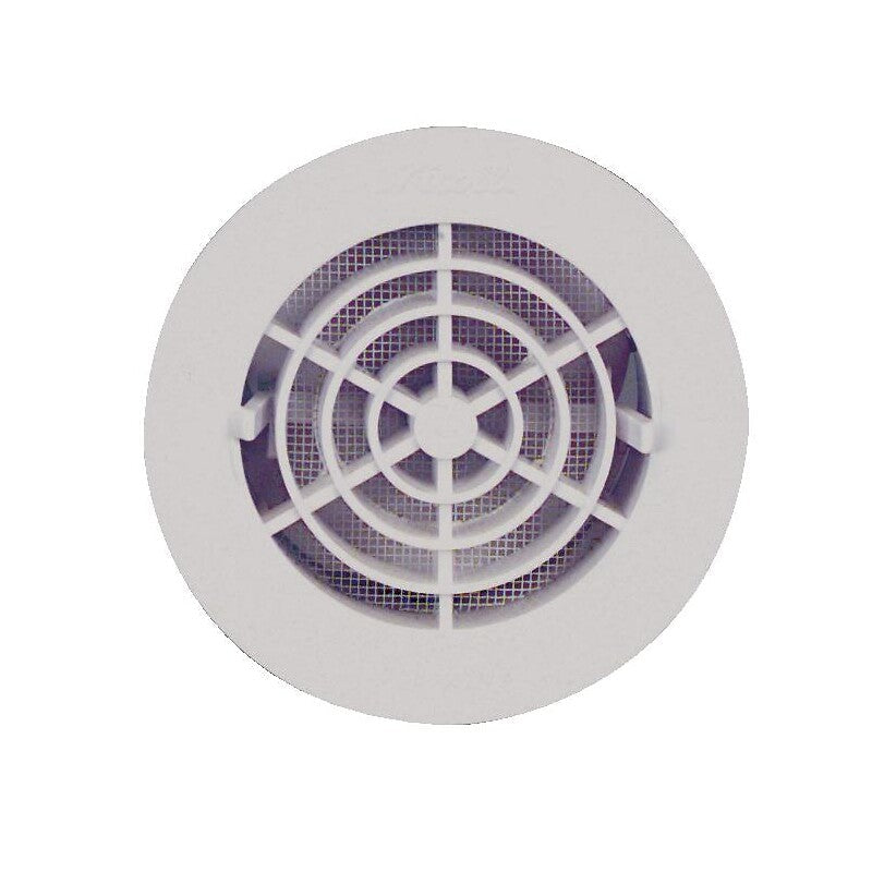 Interior ventilation grille Ø 100 mm - with FATM closure for PVC pipes and ducts. Discover premium construction and electrical products at Nigeria-Materiels.com. We deliver quality and reliability.