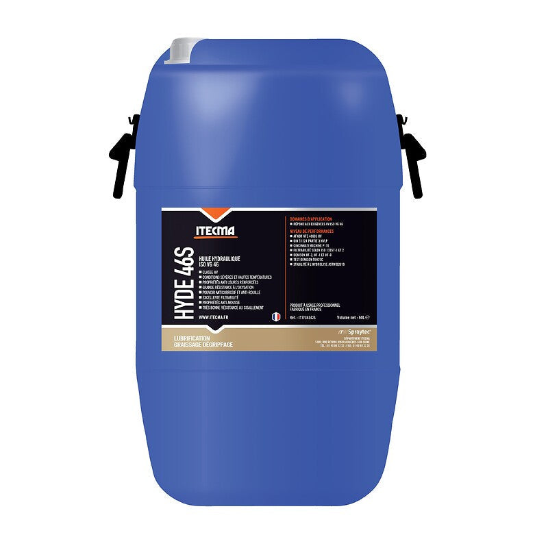 ISO VG 46 hydraulic oil (High and low pressure and HT circuits) Hyde 46s 30 liter can. DIAYTAR NIGERIA brings the marketplace to your screen with affordable products delivered in 5-8 days.