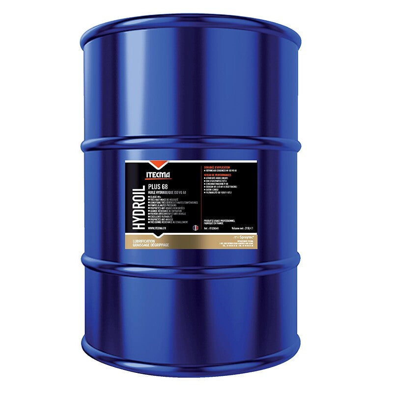 ISO VG 68 PLUS hydraulic oil (High and low pressure and HT circuits) Hydroil Plus 68 215 liter can. DIAYTAR NIGERIA: Where shopping meets satisfaction with affordable prices and prompt delivery services.