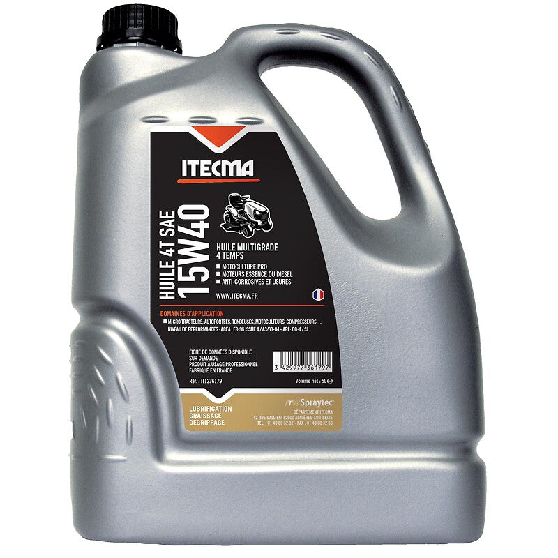 4T engine oil SAE 15W40 5L can. Experience the satisfaction of affordable shopping with DIAYTAR NIGERIA's nationwide 5-8 day delivery.