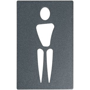 ANTHRACITE GREY MAN IDEOGRAM. DIAYTAR NIGERIA: Redefining online shopping with unbeatable prices and consistent delivery times.