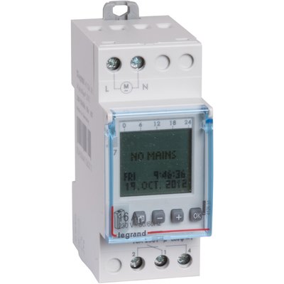 digital programmable time switch - auto - multifunction - 1 output 16A - 250V~ - Ref.412631. Experience hassle-free shopping with DIAYTAR NIGERIA's user-friendly platform and prompt delivery service.