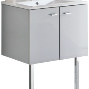 Set of 2 ALTERNA SEDUCTA metal feet, height 378 mm, for chrome vanity unit. Shop efficiently from anywhere with DIAYTAR NIGERIA's comprehensive platform and quick delivery options.