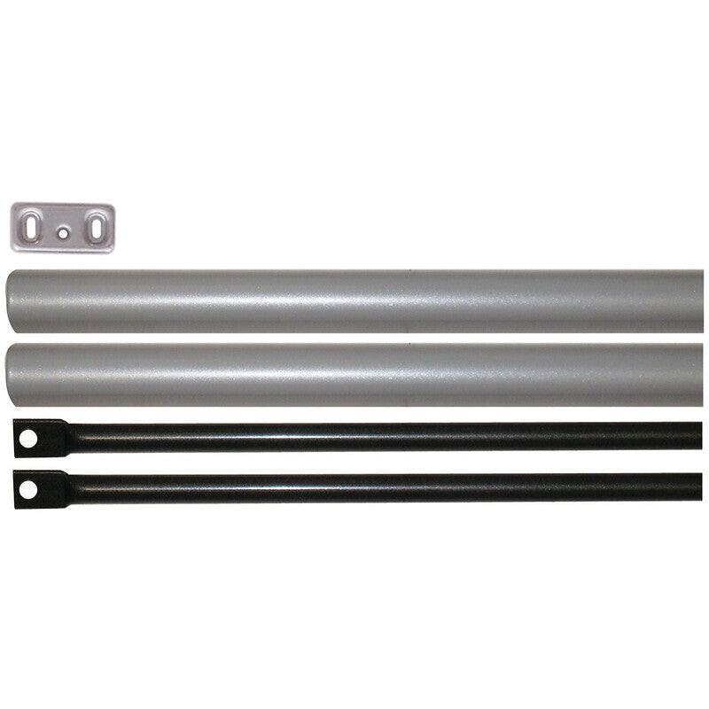 Set of 2 rods and 2 rod covers for Anaa panic lock, black RAL 9005 finish. DIAYTAR NIGERIA: Your gateway to affordable products delivered reliably across Nigeria.