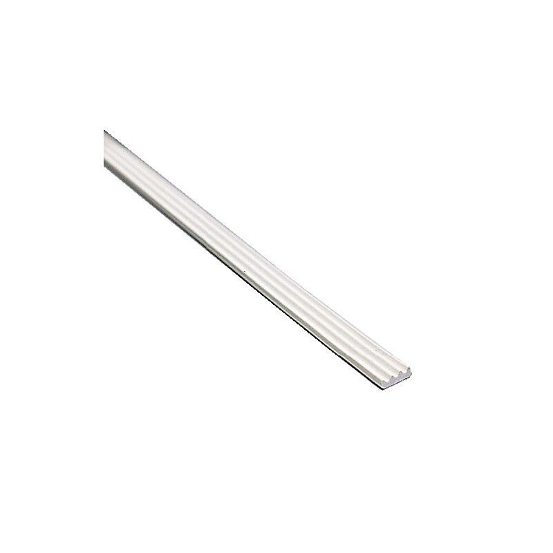 Ribbed rubber seals - small spaces - type K white color length 15 m. DIAYTAR NIGERIA: Your affordable gateway to thousands of products delivered within a week.