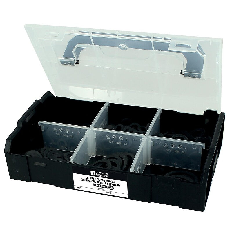 Jarnon NBR nitrile rubber seals in L-BOXX box of 280 seals. DIAYTAR NIGERIA: Where affordable online shopping meets reliable delivery across Nigeria.