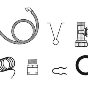 Kit with integrated hydraulic connection for separate heater range 2000 ECO RADIO SYSTEM ref. F3AA40447. DIAYTAR NIGERIA: Where thousands of products meet affordable prices and reliable 5-8 day delivery.