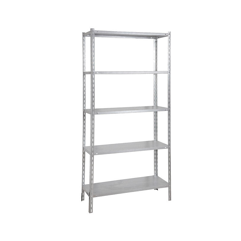 Brico 5-shelf shelving kit - load 120 kg per shelf - H2000 x W1000 x D 400 mm - snow white. DIAYTAR NIGERIA: Where shopping is affordable, selection is vast, and delivery is always reliable.