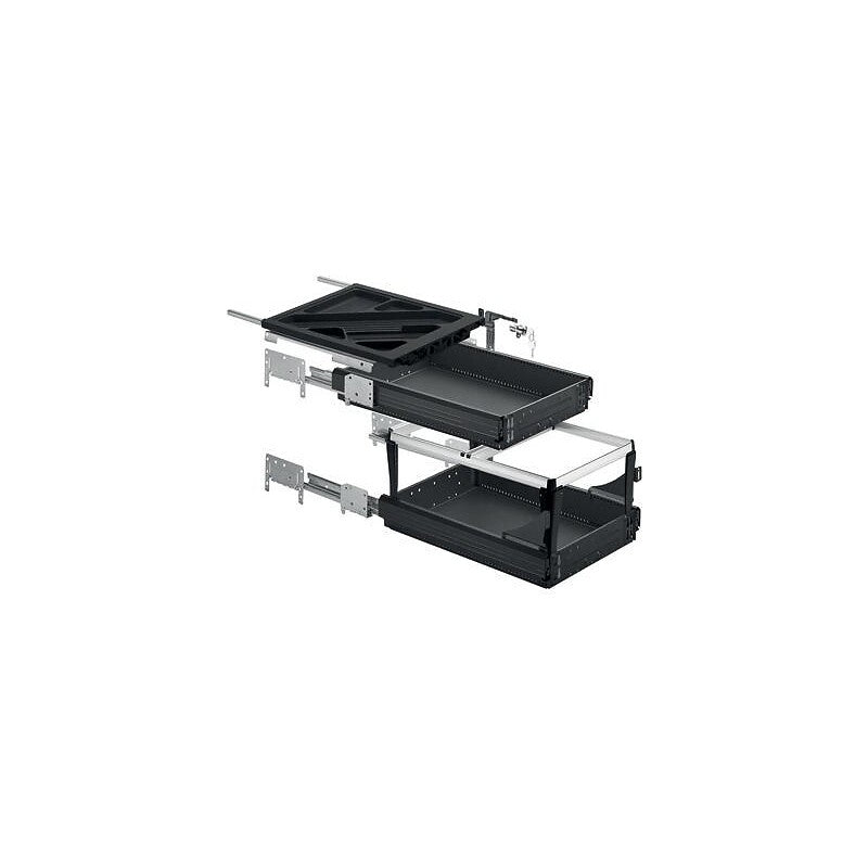 Cabinet kit 1 full extension drawer and 1 DS super extension drawer, Silent System, 392 x 530, black. Nigeria's e-commerce leader delivers unmatched variety and value to your doorstep in just 5-8 days.