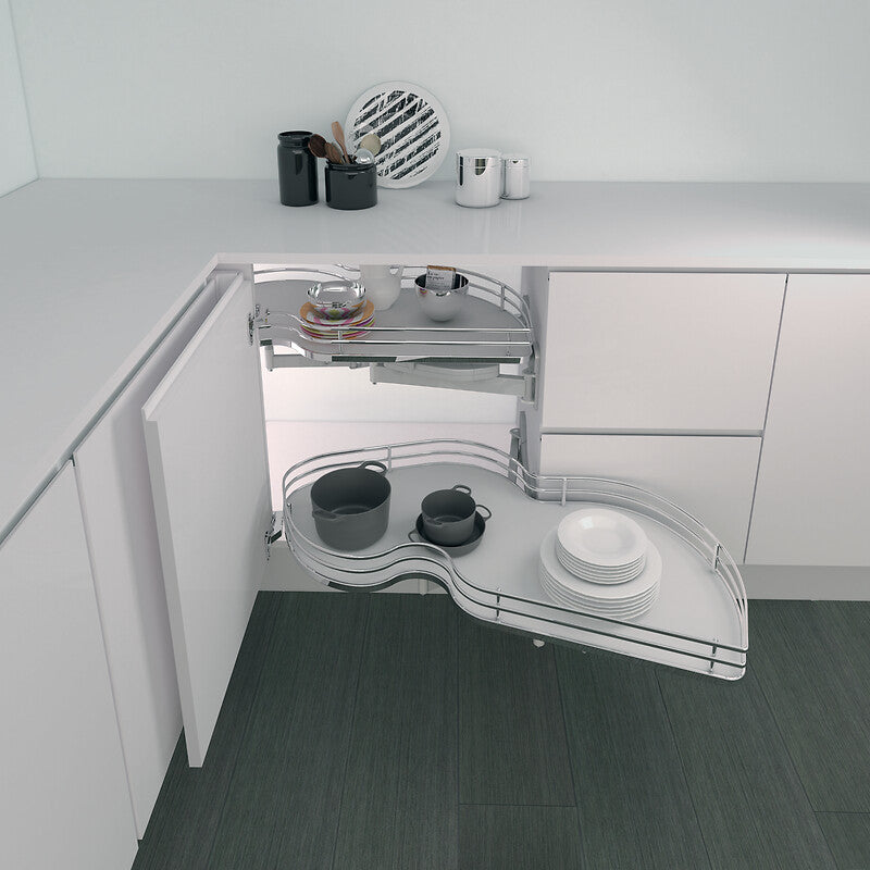 Fitting kit for corner cabinet width 600 mm - Combi's 845B45 Grey - 2 shelves - left. DIAYTAR NIGERIA transforms online retail with unbeatable prices and consistent delivery timeframes.