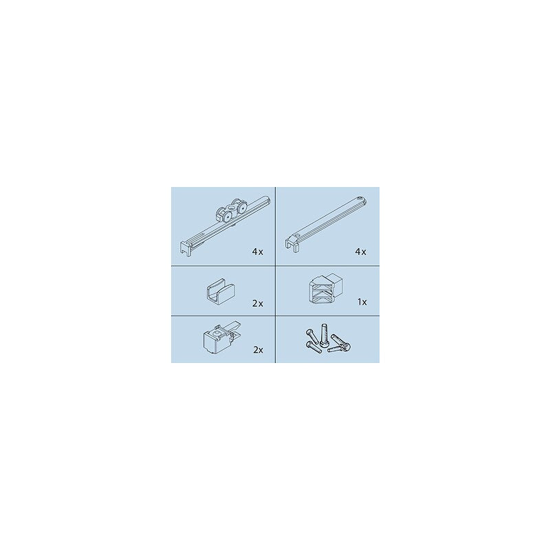 Trim kit for Clipo 16 GPPK Inslide mounting inside the furniture - 16kg leaf for glass door to be glued. Shop from our extensive catalog at DIAYTAR NIGERIA and enjoy doorstep delivery in just 5-8 days.