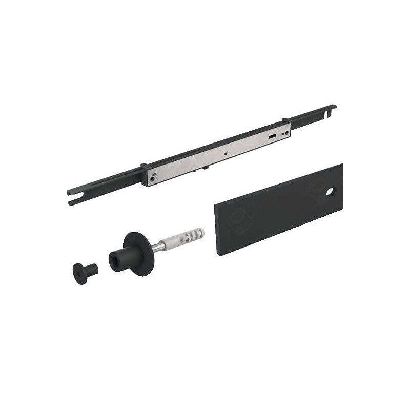 Roc-Design rail kit - with shock absorber - for opening up to 950 mm - black finish - length 1950 mm. Experience budget-friendly shopping at DIAYTAR NIGERIA, Nigeria's premier online marketplace with quick delivery.