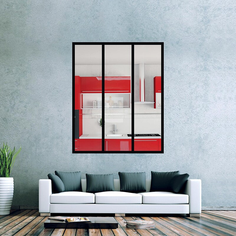 Interior glass roof kit with glass - 3 panes - L 1020 x H 1250 mm - in RAL 9005 granite black lacquered aluminium. DIAYTAR NIGERIA makes quality accessible with low prices and reliable 5-8 day nationwide delivery.