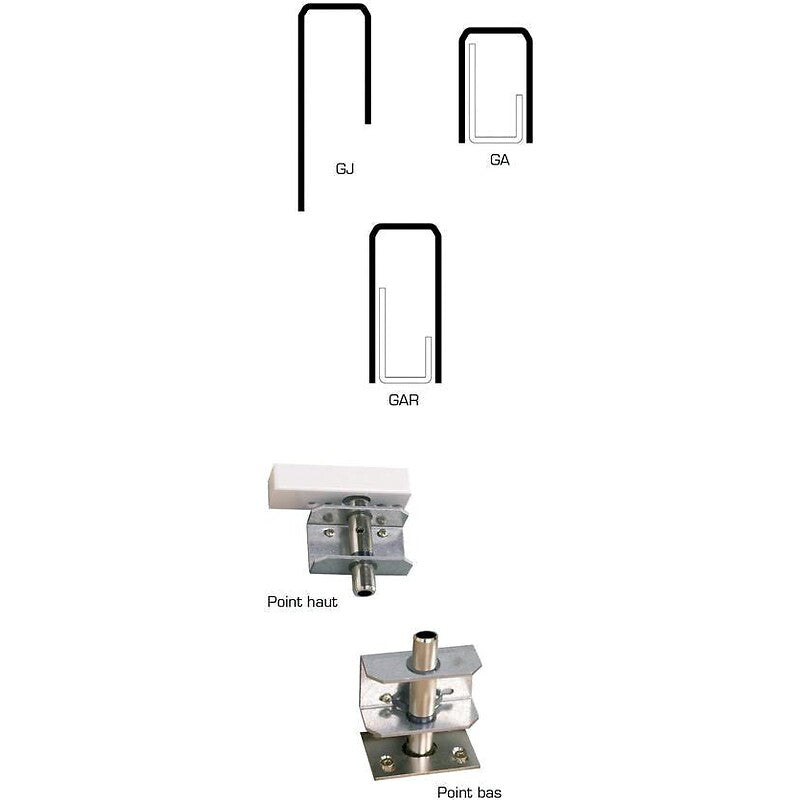 Additional top and bottom locking kit for Exclusive A2P lock. DIAYTAR NIGERIA: Making quality accessible to all Nigerians with affordable prices and quick delivery.