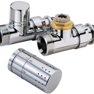 Kit thermostatic radiator chromed design Alterna.. DIAYTAR NIGERIA: Where shopping is a pleasure with affordable prices and reliable delivery service.