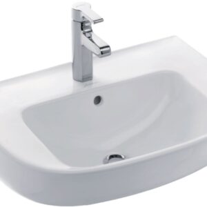 JACOB DELAFON ODEON UP compact washbasin 60 x 44 cm drilled 1 hole white Ref. E4700-00, with or without washbasin column. DIAYTAR NIGERIA: Your trusted partner for affordable online shopping with reliable delivery timeframes.