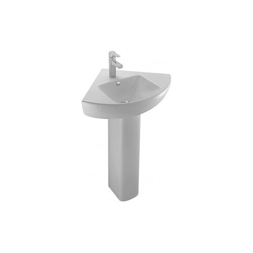 JACOB DELAFON ODEON UP corner washbasin 50 x 50 cm with 1 hole, white Ref. E4710-00, with or without washbasin column. DIAYTAR NIGERIA: Where affordable shopping meets reliable nationwide delivery in less than a week.