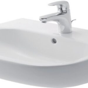 DURAVIT D-CODE washbasin, 60 x 46, White Ref. 2310600000 with or without washbasin column. DIAYTAR NIGERIA makes quality accessible to all with our affordable prices and quick delivery service.