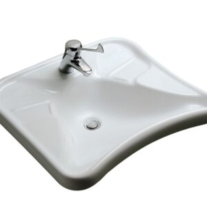 Ergonomic washbasin, without overflow PORCHER Matura 2 Lg: 67 cm White ceramic Ref. J445201. Your complete retail destination, DIAYTAR NIGERIA combines extensive variety with prompt delivery.