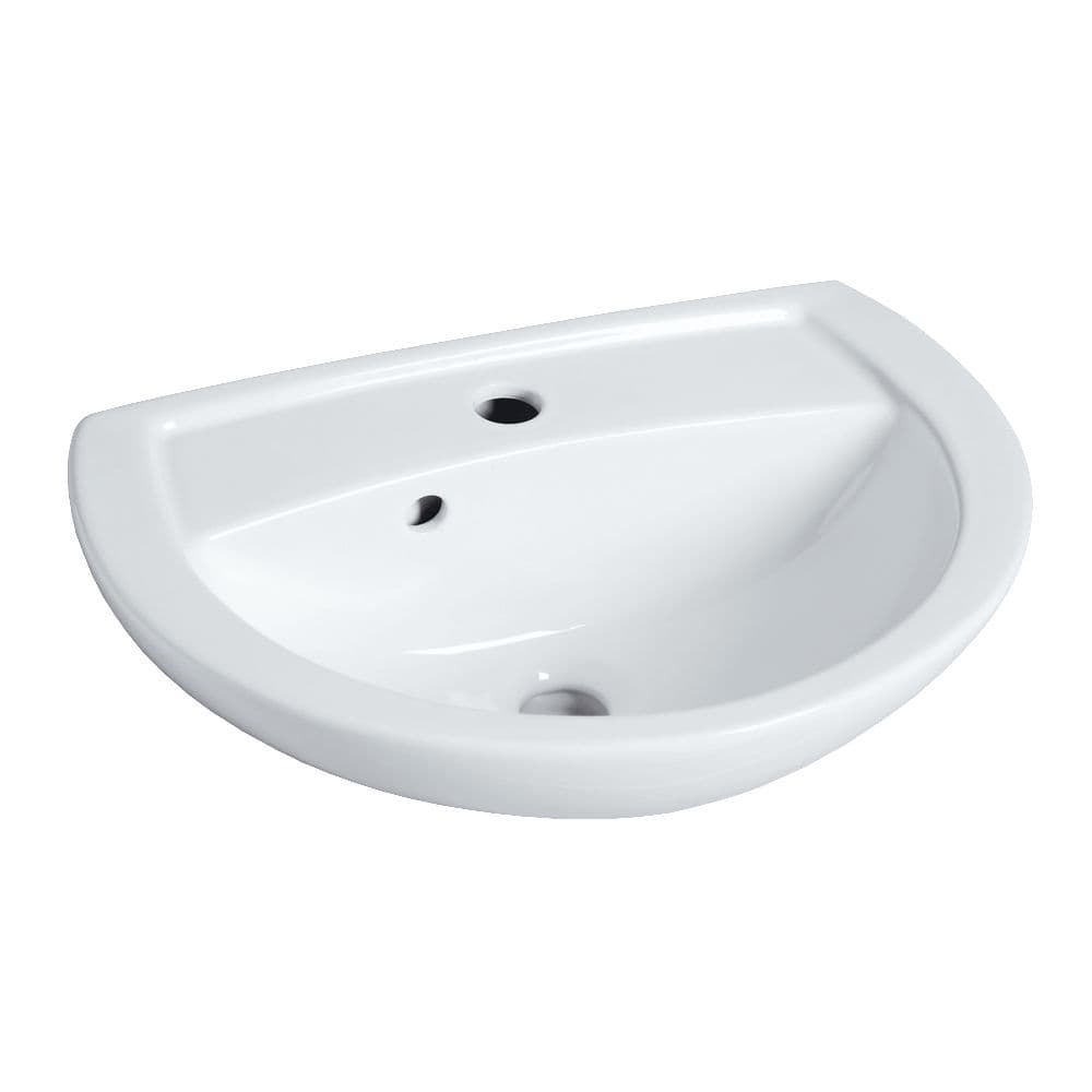 GEBERIT BASTIA washbasin Lg: 50 cm White ceramic, Ref.00109900000. Experience shopping without limits at DIAYTAR NIGERIA, where affordability meets convenience in just days.
