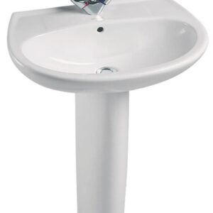 JACOB DELAFON BRIVE 55cm white mesh washbasin, Ref.E1282F00. DIAYTAR NIGERIA: Where shopping meets satisfaction with affordable prices and reliable 5-8 day shipping.