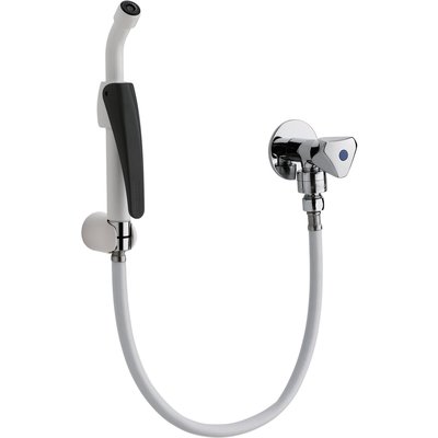 Basin washer with flap tap, 45 lever shower, white epoxy finish ref. 39209. Experience the ease of modern shopping with DIAYTAR NIGERIA's comprehensive platform and quick delivery.