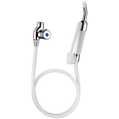 Complete basin washer with stopcock, trigger gun, hose and hook Ref. 2591. DIAYTAR NIGERIA: Your partner in affordable online shopping with dependable delivery within 8 days.