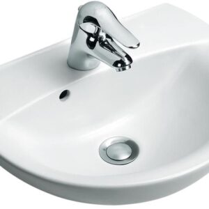 JACOB DELAFON PATIO 45 x 35 white washbasin Ref. E4152-00. DIAYTAR NIGERIA redefines convenience with our diverse marketplace and affordable nationwide shipping.