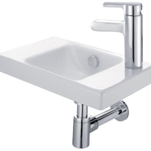 ODEON UP 40x25 per D White Hand Wash Basin Ref. E4799G-00. DIAYTAR NIGERIA: Where convenience meets affordability with delivery across Nigeria in under 8 days.