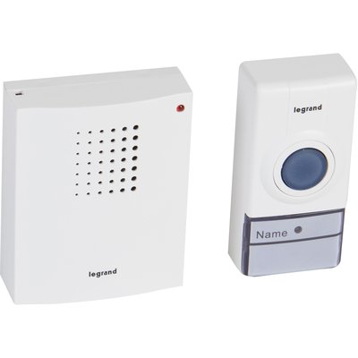 Legrand - essential wireless radio chime kit - white Ref 094251. Discover a world of choices with DIAYTAR NIGERIA's extensive marketplace and prompt shipping service.
