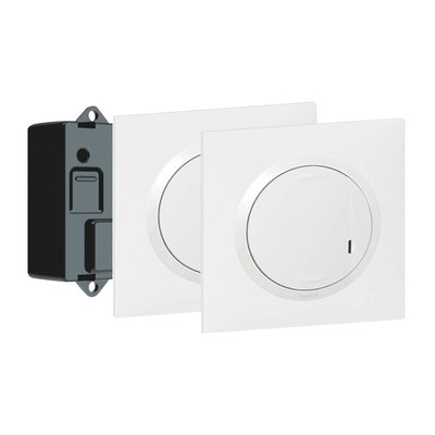 Legrand - ready to install dooxie create a two-way switch with 2 wireless controls and 1 micromodule delivered complete white Ref 600699. DIAYTAR NIGERIA delivers on our promise of variety, affordability, and prompt nationwide service.