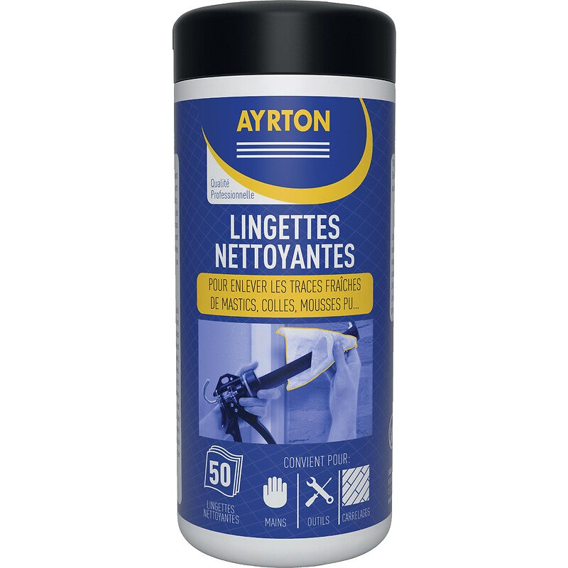 Cleaning wipes for sealant marks, polyurethane foam, pot of 50 wipes. DIAYTAR NIGERIA: Where every shopping need is fulfilled with affordable prices and nationwide shipping.