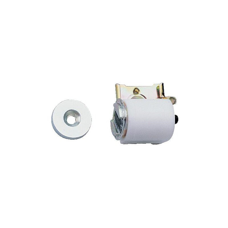 Compact latch C 12-6 W - white - force 3 kg - supplied with screw-on counterplate. DIAYTAR NIGERIA: Where affordable online shopping meets reliable delivery across Nigeria.