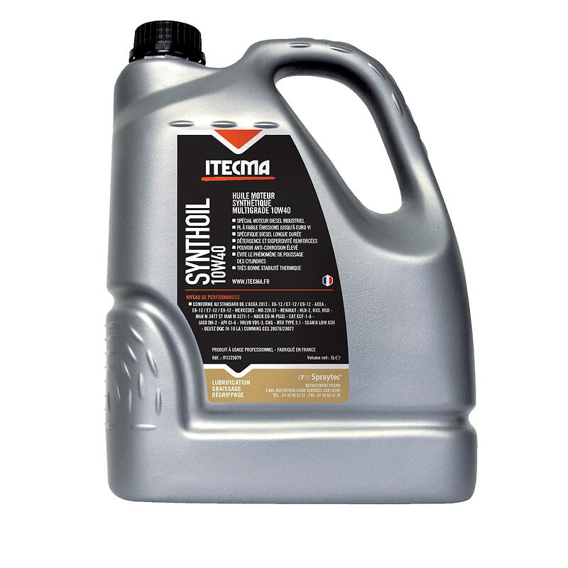 Synthetic lubricant 10W40 (Petrol and diesel engines) Synthoil 10w40 5 liter can. DIAYTAR NIGERIA makes every shopping desire a reality with affordable prices and delivery in 5-8 days.