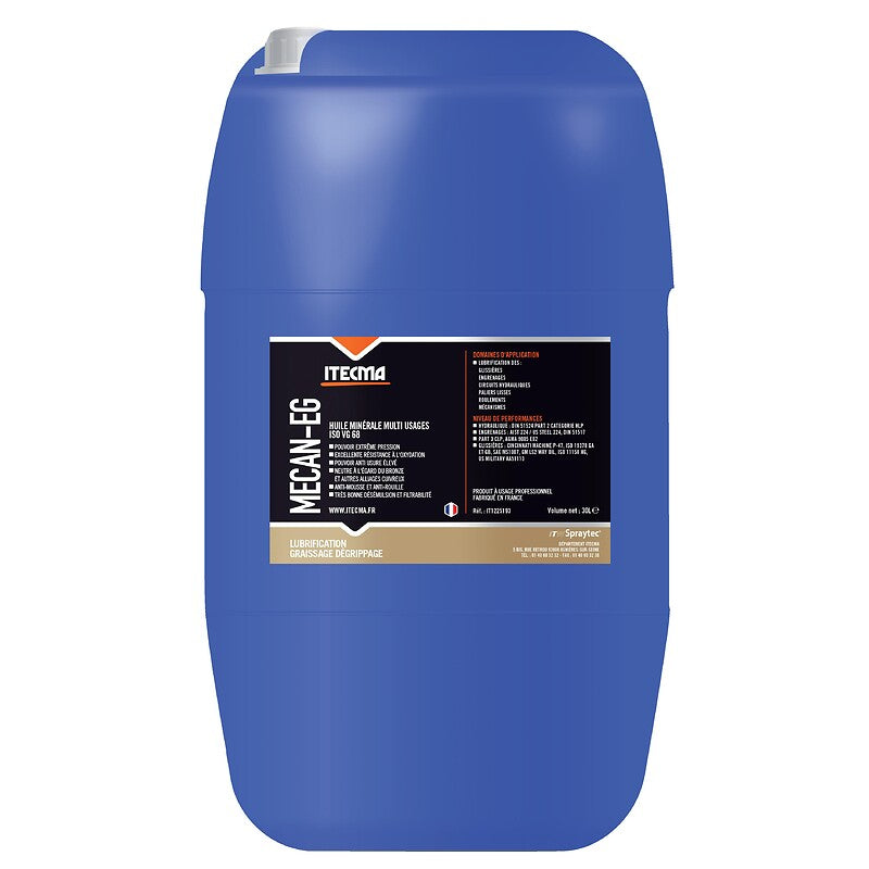 High performance lubricant (Slides and bearings) Mecan Eg 30 liter can. DIAYTAR NIGERIA brings online shopping to every Nigerian with affordable prices and reliable shipping.