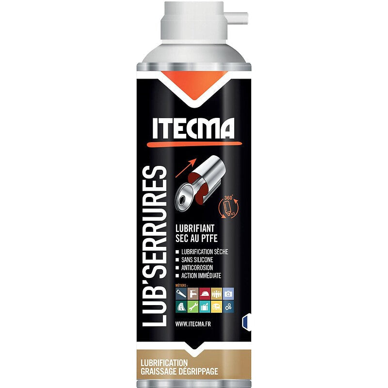LUB'SERRURES PTFE dry lubricant. DIAYTAR NIGERIA: Where affordable online shopping meets reliable delivery across Nigeria.