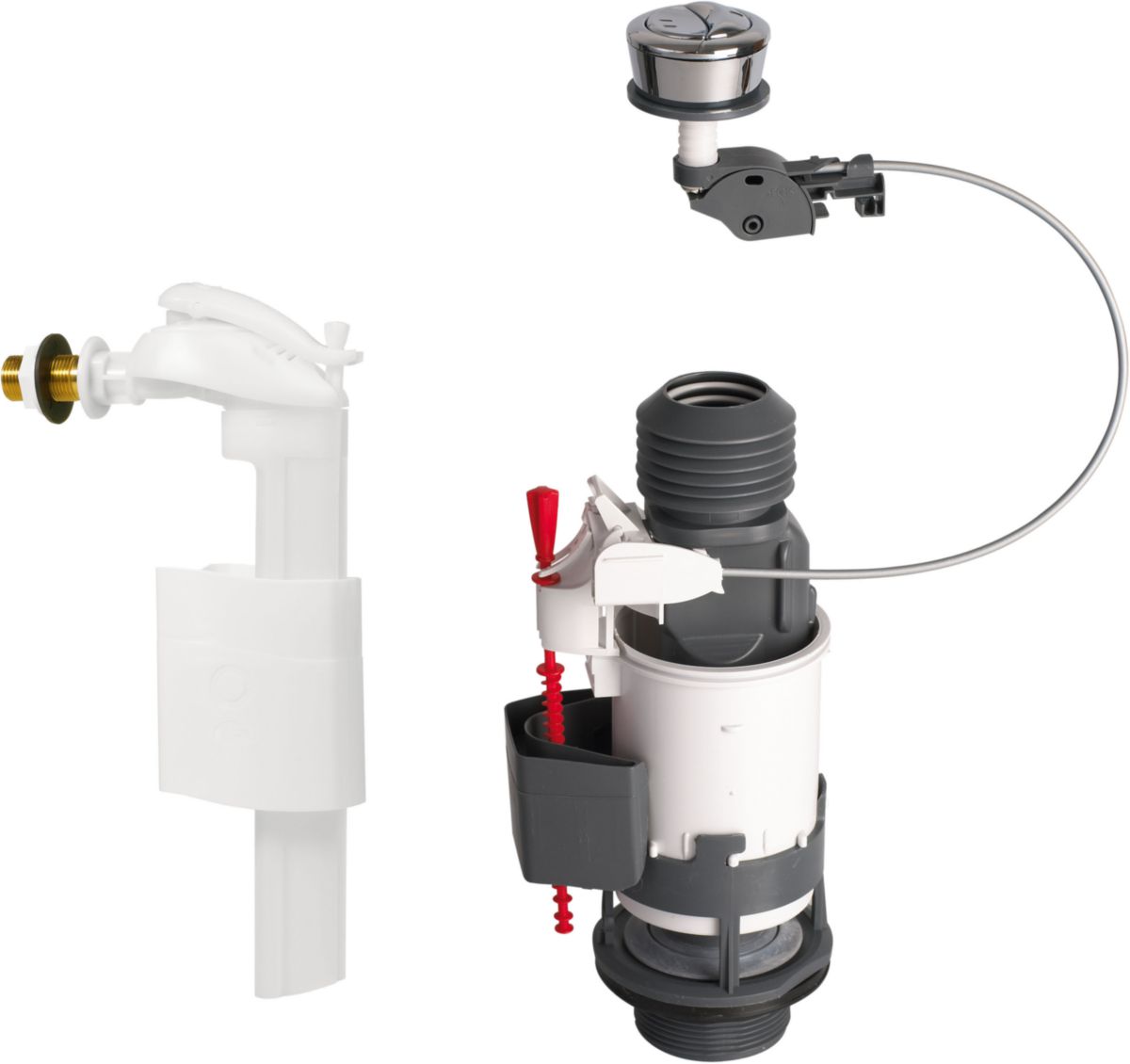 ALTECH DUO+ complete mechanism with dual cable flush and float valve, Ref.MWS90CDB. DIAYTAR NIGERIA transforms desires into deliveries with our affordable prices and dependable shipping.