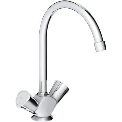 COSTA L sink mixer, 15 x 21, thermally insulated metal handles, high movable spout, long life valve heads, aerator, chrome, ref. 31829001. Experience retail therapy without the financial stress at DIAYTAR NIGERIA's budget-friendly marketplace.