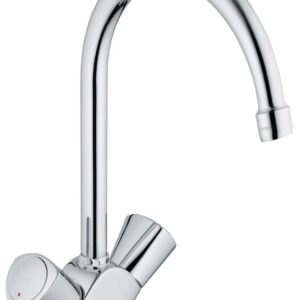 GROHE COSTA L sink mixer, thermally insulated metal handles, high movable spout, long life valve heads, aerator, chrome, ref.31829001. Experience the joy of discovery with DIAYTAR NIGERIA's vast catalog and nationwide affordable delivery.