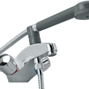 ULYSSE C single-hole bath-shower mixer with fixed spout and 1-jet shower set, 15 x 21 heads with guided valve, chrome ref. D1634AA. Shop for everything you need at DIAYTAR NIGERIA, with budget-friendly prices and quick delivery.