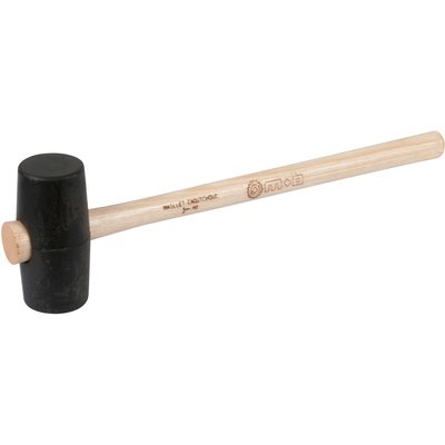 RUBBER MALLET WITH WOODEN MAT. Experience the DIAYTAR difference with our vast product selection and delivery within 5-8 days.