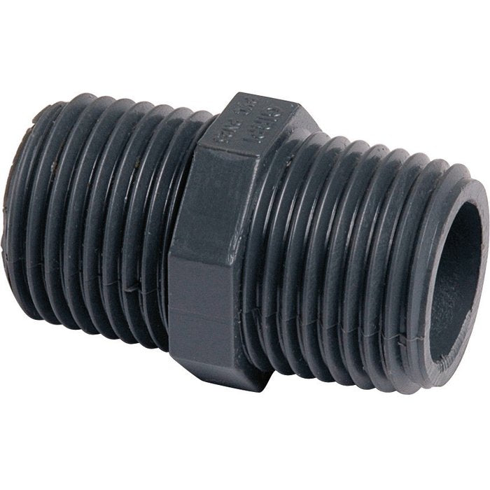 K62 PVC-U double threaded nipple diameter 50x60 ref. BED63. DIAYTAR NIGERIA: Making quality products accessible to all Nigerians at affordable prices.