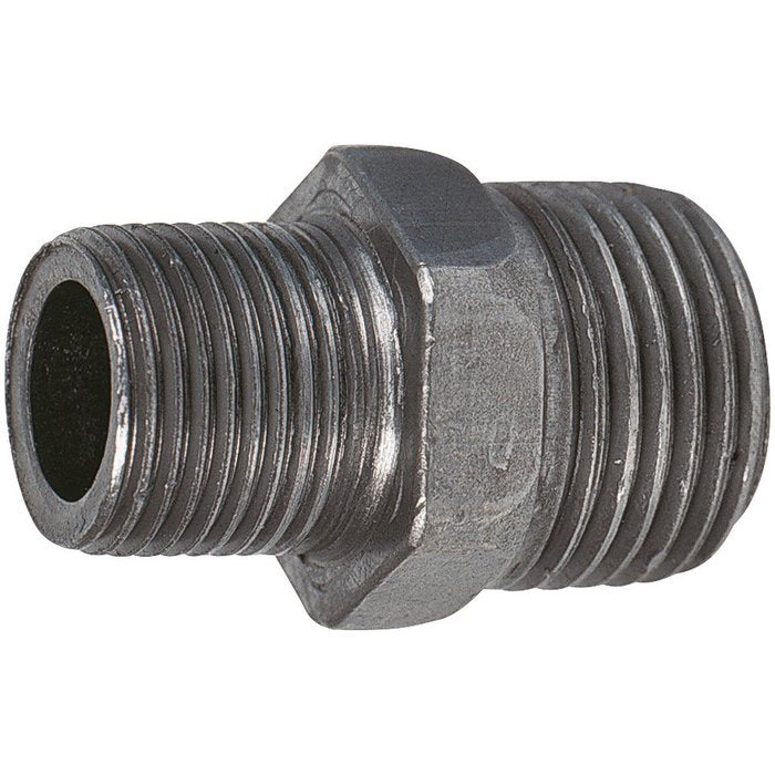 Reduced nipple No. 245 malleable cast iron black male male diameter: 15x12 Ref. 24521032. DIAYTAR NIGERIA makes online shopping accessible with our comprehensive platform and prompt delivery service.