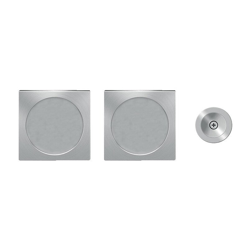 Square rosette handles for sliding door machining Ø 48 mm satin stainless steel. DIAYTAR NIGERIA: Where every search leads to affordable products delivered promptly across Nigeria.