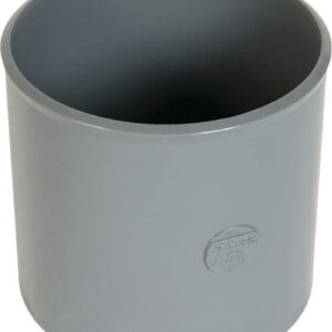 Female-female stop sleeve - UM2R - Grey PVC - Ø 80 mm. Your shopping dreams realized through DIAYTAR NIGERIA's affordable platform with reliable delivery times.