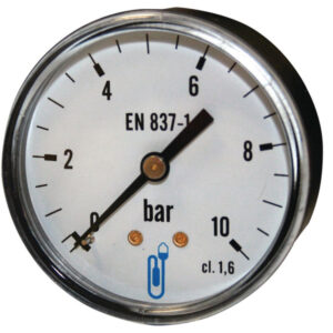 Type 116 pressure gauge, diameter 63mm, 0 to 10 bars, ABS case, class 1.6 sec, rear connection 8x13 Ref 1163RA14D. Nigeria's fastest-growing e-commerce site offers unbeatable prices and delivery within 8 days.