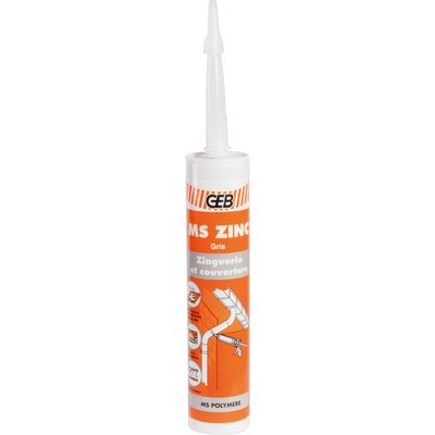 MS ZINC special roofing and zincwork adhesive putty 290ml cartridge gray ref 892002. DIAYTAR NIGERIA brings the joy of affordable shopping to your fingertips with delivery in less than 8 days.